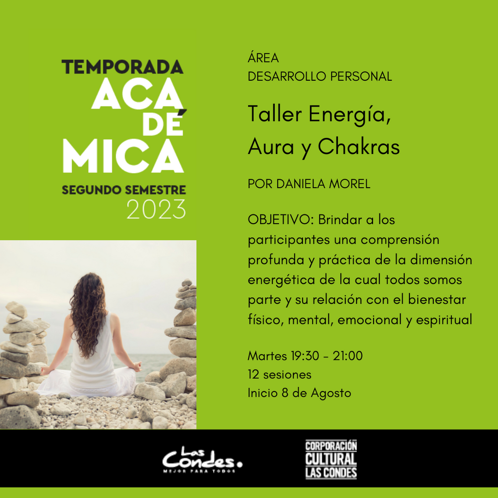 Taller Energía, Aura y Chakras, Corporación Cultural de Las Condes